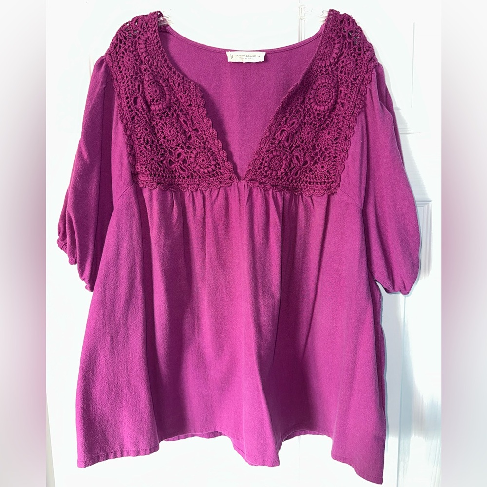 Lucky Brand Pink Blouse